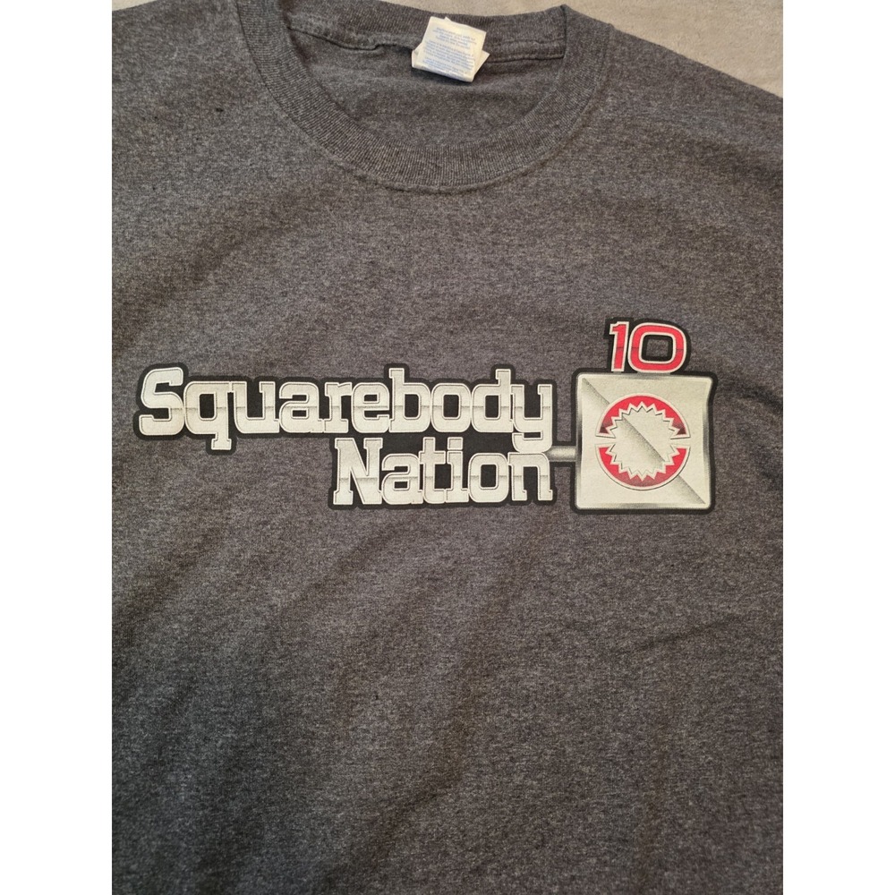 Squarebody Nation 10 T Shirt Mens Xl Gray Chevrolet C10 Truck Graphic Tee View 5